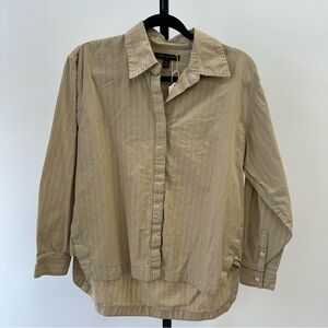 Banana Republic Striped Button-Front Shirt – XS